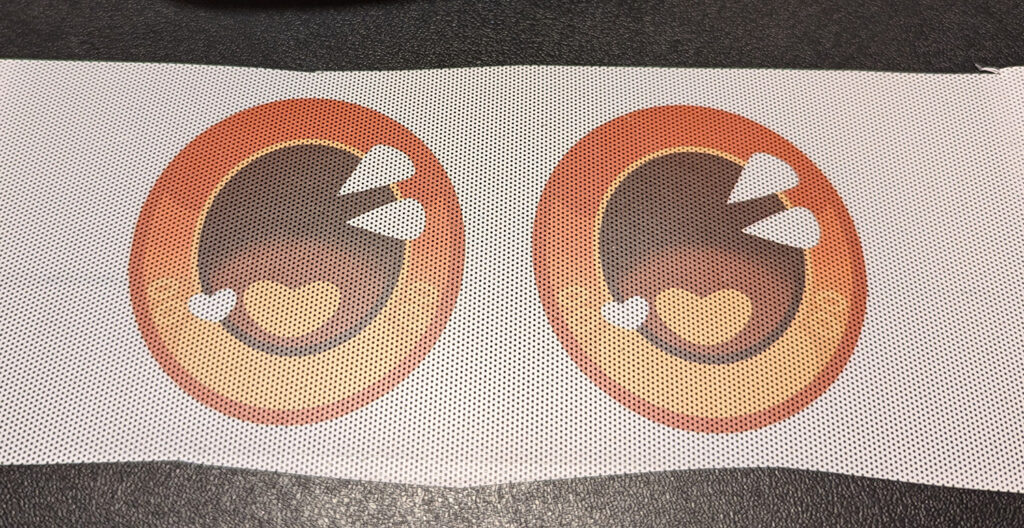 Custom Sublimation Printed Eye Mesh