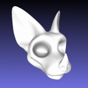 Bat Head Base with Ears