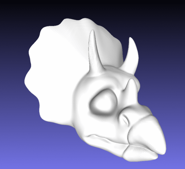 Triceratops Head Base
